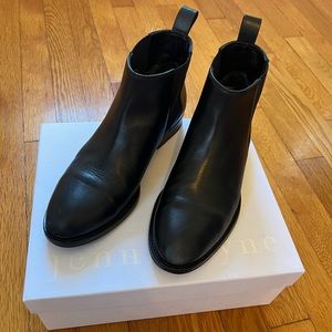 Jenni Kayne Black Leather Chelsea Boots (Size 38)
